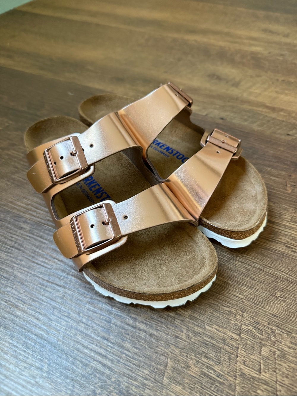 Birkenstock Arizona Metallic Copper size 35
